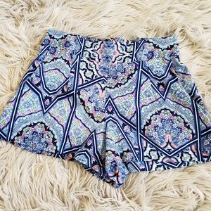 Charlotte Russe Printed Shorts